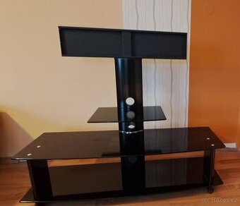 Tv, stolek skleněný