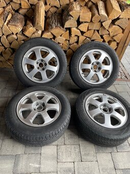 Alu kola 5x100 včetně pneu 205/60R15