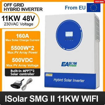 Solární měnič EASUN POWER 11Kw jednofázový