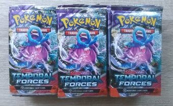 30×Pokemon Booster TEMPORIAL FORCES rozbaleny