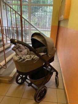 Kočárek 2v1 Cybex Balios S Lux BLACK Carry Cot S Soho Grey 2