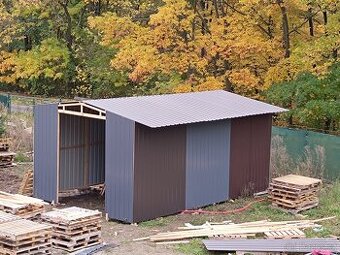 Prodám novou plechovou halu 7 x 4,5 m
