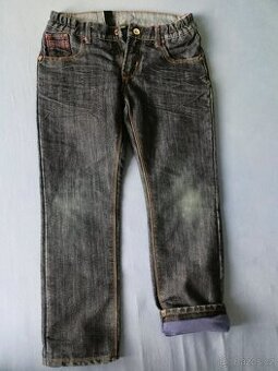 Dětské zateplené džíny vel. 128