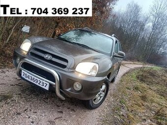// Hyundai Santa Fe 2.0 CRDI, 82.5kw, 2005 //DÍLY
