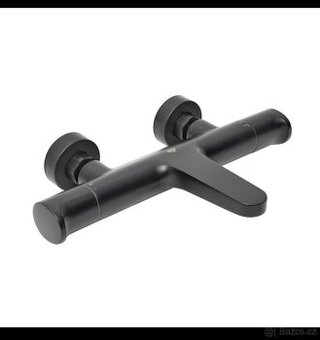 Vanová baterie SAT Dark bez sprchového setu 150 mm černá SAT