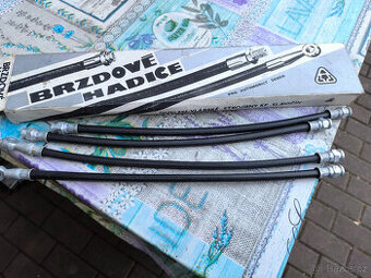 Brzdové hadičky Škoda 105-120, sada, nové orig.uloženka