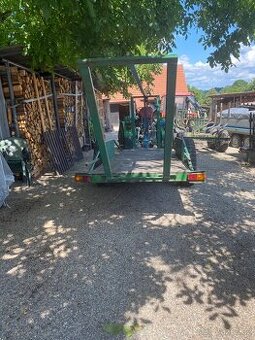 Dvoukolový vlek na dřevo - 1