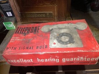 Retro interkom telefon Mehanotehnika Izola Otiginalni krabic