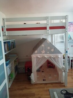 Patrová postel Ikea, stan