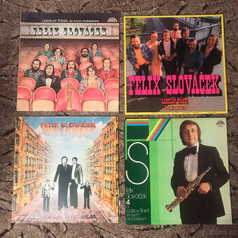 Felix Slováček + Ladislav Štaidl - komplet 4 LP