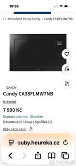 Mikrovlna trouba Candy nova