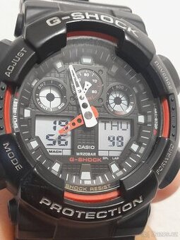 Pánské hodinky Casio G-Shock GA-100 - TOP stav