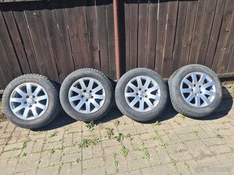 Originál ALU VW 7x15 zimní pneu 195/65/15