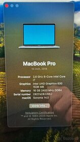 MacBook Pro 15" A1190,2018,i7,16,500,USB-C HDD 3TB,touch BAR - 1