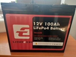Baterie Lifepo4 12v 100ah Lithtech s Bluetooth