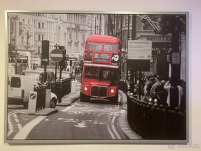 Obraz IKEA Classic London Red Double Decker Bus. 140x100 cm.