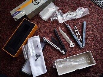 2x balisong - nůž motýlek