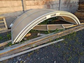 Zastřešení bazénu vhodné na 7.5 x 3 m 7x3m