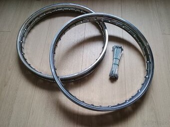 Indické Ráfky 16x 1,5 Jawa 50 typ 550,555,05