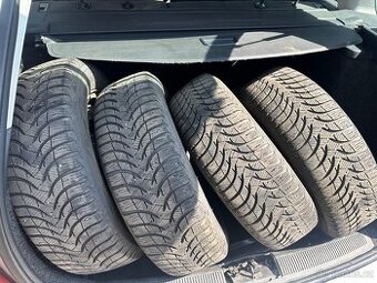 Sada kol plechové disky5x100 + pneu Michelin 185/60 R14
