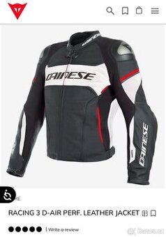 Dainese letní kožená bunda s airbagem
