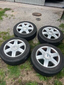 Sada ALU kol VW T5 5x120 R16 / pneu 195/65 R16C - 1