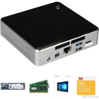 HP mini PC Intel 4 jádro, 8GB SSD úsporná raketka