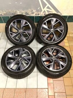 Alu kola Škoda R19 5X112 ZÁNOVNÍ ZIMNÍ PNEU 235/50 R19
