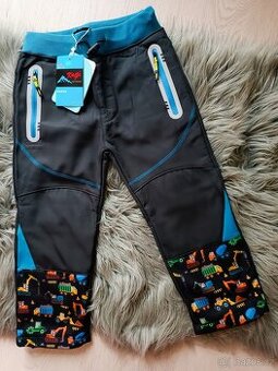 Zateplené softshellové kalhoty 134