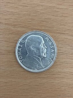 Stříbrná mince 10 Kč - T. G. Masaryk 1918-28-X-1928