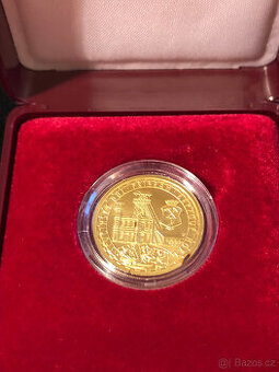 zlatá mince Ševčinský důl v Příbrami - BK