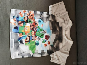 Minecraft tričko vel. 120
