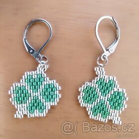 Náušnice čtyřlístek