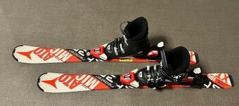 Atomic Redster XT 100 cm a lyžáky Salomon vel. 18(EU 28,5)