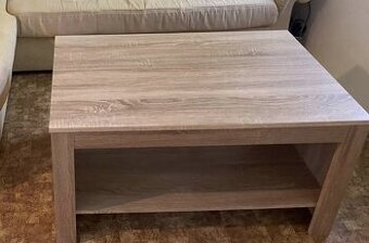 DOVOZ MOŽNÝ pěkný konferenční stolek dub sonom