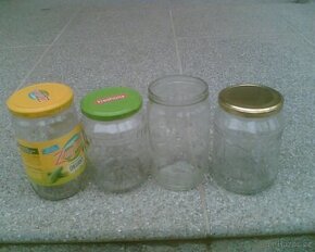 Zavařovací sklenice 0,7 L  se závitem i bez závitu + víčko