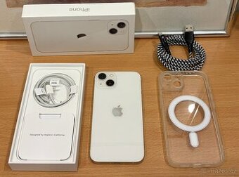 Apple iPhone 13 128 GB – TOP STAV, jako nový + příslušenství