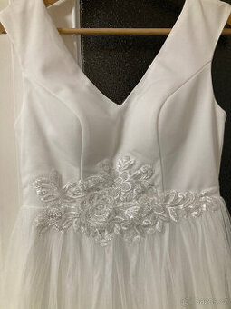 svatební šaty vel M ivory white NOVÉ -