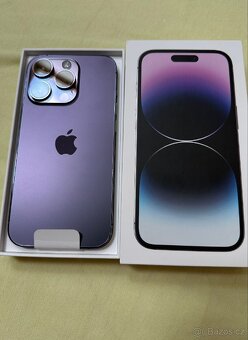 iPhone 14 Pro Deep Purple ZCELA NOVÝ BATERIE 100%