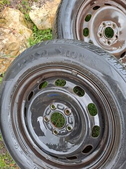 Prodám 5x pneu na plechách