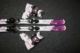 lyže divčí STOCKLI Afris 120cm , lyžaky Nordica