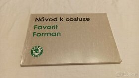 Škoda Favorit a Forman  uživatelská příručka návod k obsluze - 1