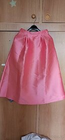 Nová dlouhá midi sukně leskle růžová Coast
