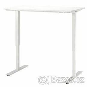 TROTTEN Polohovací stůl 120x70 bílý - 1
