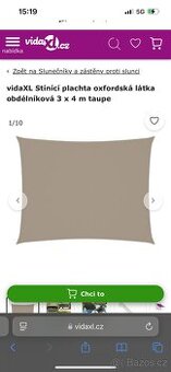 Stínící plachta vidaXL