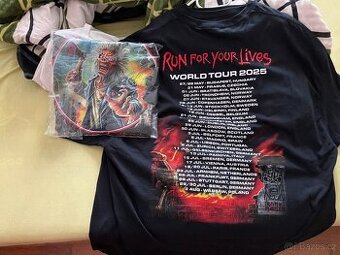 Prodám triko Iron Maiden - Run for your lives