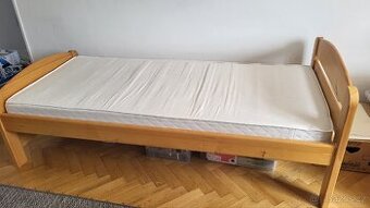 Postel + rošt + matrace 90x200