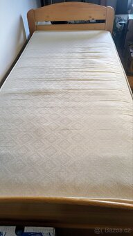 Postel + rošt + matrace 90x200