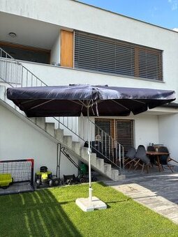 Slunečník Doppler Active 300 x 200 cm Auto Tilt – antracit