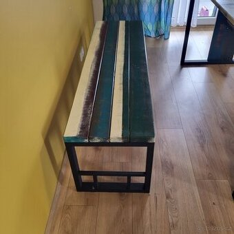 Jidelni stul 160×80/Lavice 40×150